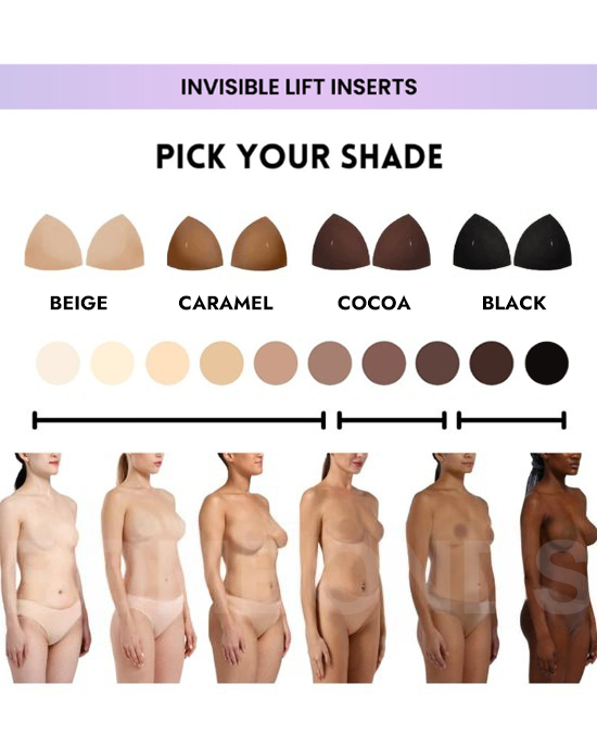 🔥FLASH SALE🔥Invisible Lift Inserts | Double-Sided Adhesive Bra Lifter for Instant Boost