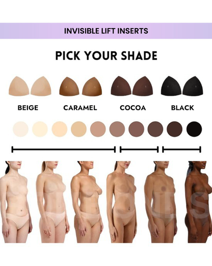 🔥FLASH SALE🔥Invisible Lift Inserts | Double-Sided Adhesive Bra Lifter for Instant Boost